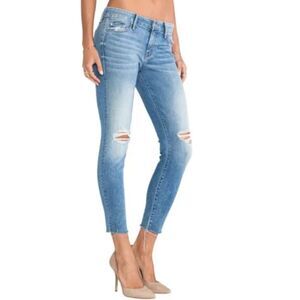 Mother Looker Ankle Fray Wild Thing Jeans 26